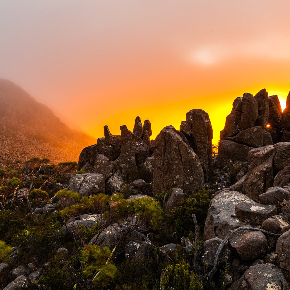 Sunrise at Mount Wellington. By Geoff Murray