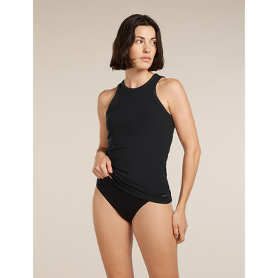 Icebreaker Merino Blend Rib Lotus Tank Womens