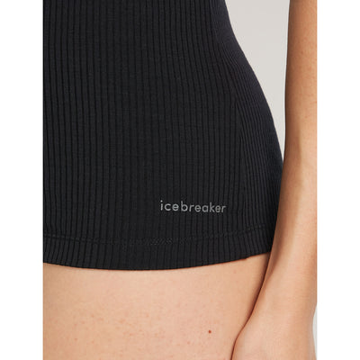 Icebreaker Merino Blend Rib Lotus Tank Womens