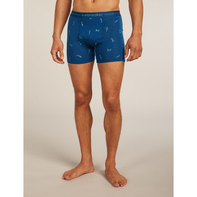 Icebreaker Merino 150 Anatomica Boxers Snow Day Mens