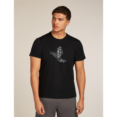 Icebreaker Merino 150 Tech Lite SS Tee Skiing Yeti Men