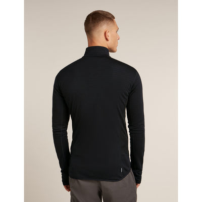 Icebreaker Merino Blend 300 RealFleece Descender LS Zip Mens