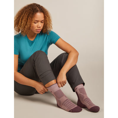 Icebreaker Merino Hike+ Heavy Crew Womens