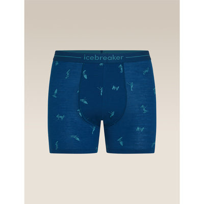 Icebreaker Merino 150 Anatomica Boxers Snow Day Mens