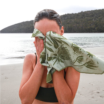 Flora Microfibre Travel Towel - Small