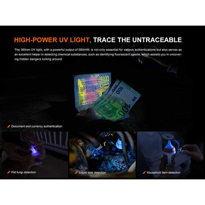 Fenix E06R 3-in-1 Keychain Torch