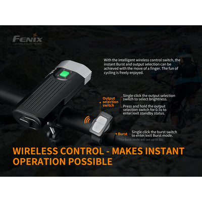 Fenix BC30 V2.0 Wireless Remote Switch Bike Light