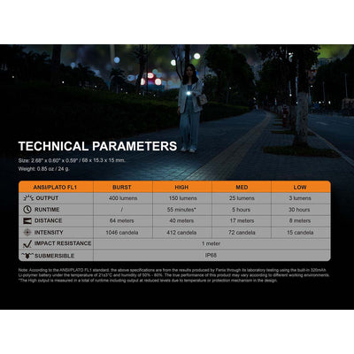 Fenix E05R LED Flashlight