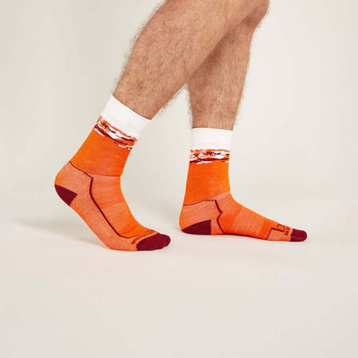 Icebreaker Mens Hike+ Medium Crew Sedimentary