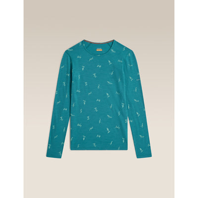 Icebreaker Merino 200 Oasis LS Crewe Snow Day Womens