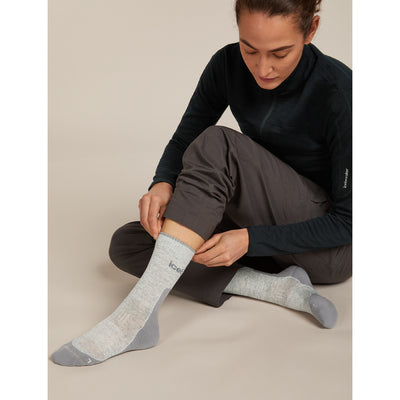 Icebreaker Merino Hike+ Light Crew Womens