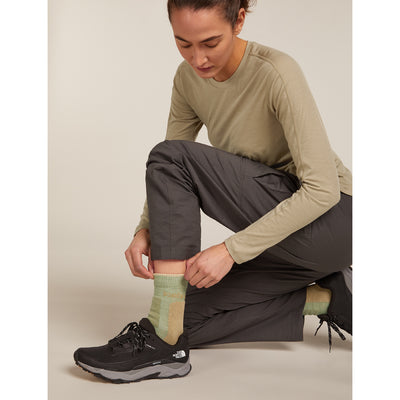 Icebreaker Merino Hike+ Medium Crew Womens