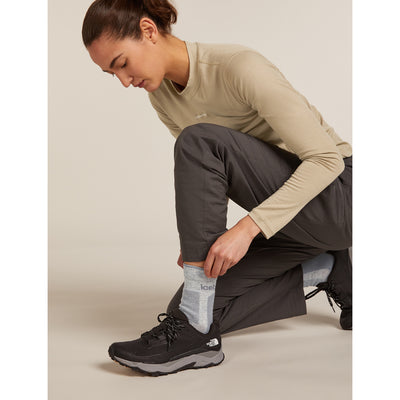 Icebreaker Merino Hike+ Medium Crew Womens