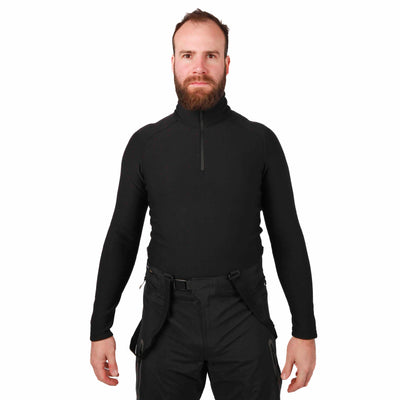 Slinx Quarter Zip Polo Black Men's