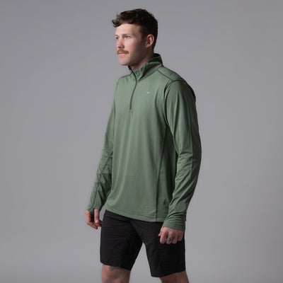 Sundance Long Sleeve Zip Polo Men's