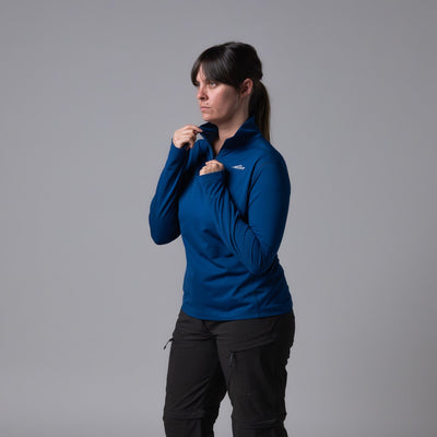 Sundance Long Sleeve Zip Polo Women's