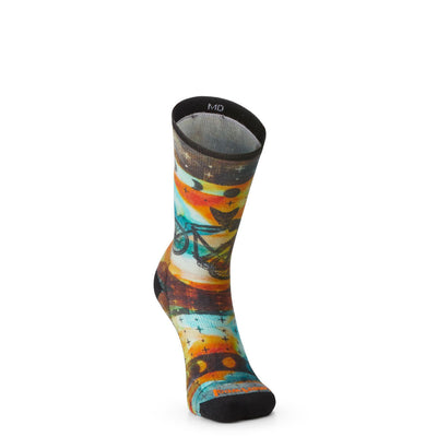 Smartwool Bike Zero Cushion Celestial Print Women’s Crew Sock