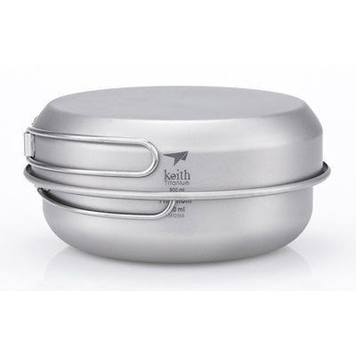 Keith Titanium 3 Piece Pot and Pan Cook Set