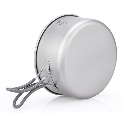 Keith 2 Piece Titanium Pot and Pan Cookset 950ml + 600ml