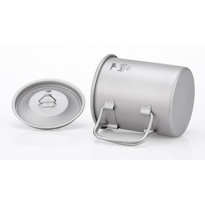 Keith Single-Wall Titanium Mug w Handle and Lid 300mL