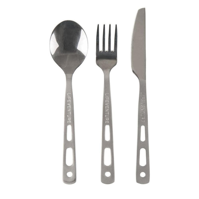 Lifeventure Titanium Cutlery Set