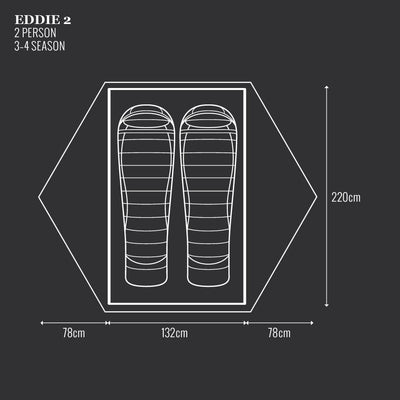 Eddie 2 Tent Storm Blue