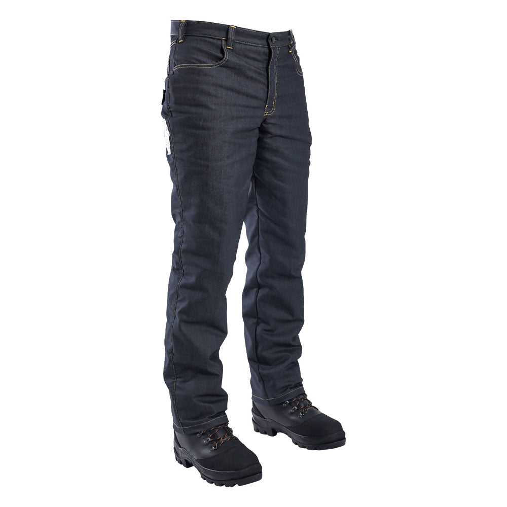 New in Store: Clogger Denim Chainsaw Trousers