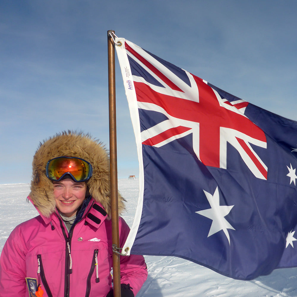 14yr old Polar Explorer Jade Hameister on Triple J this afternoon
