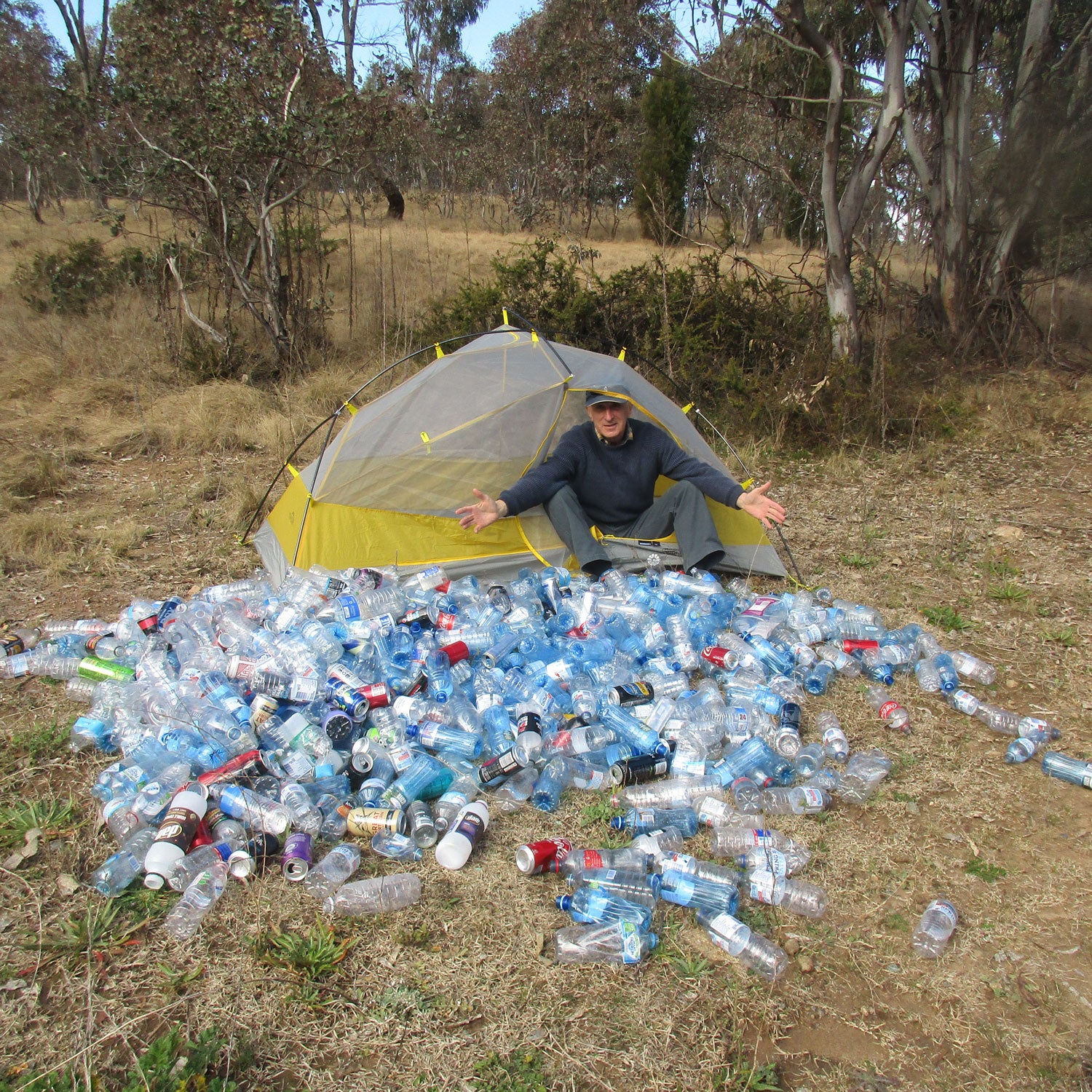 Turning recycling into a Tent