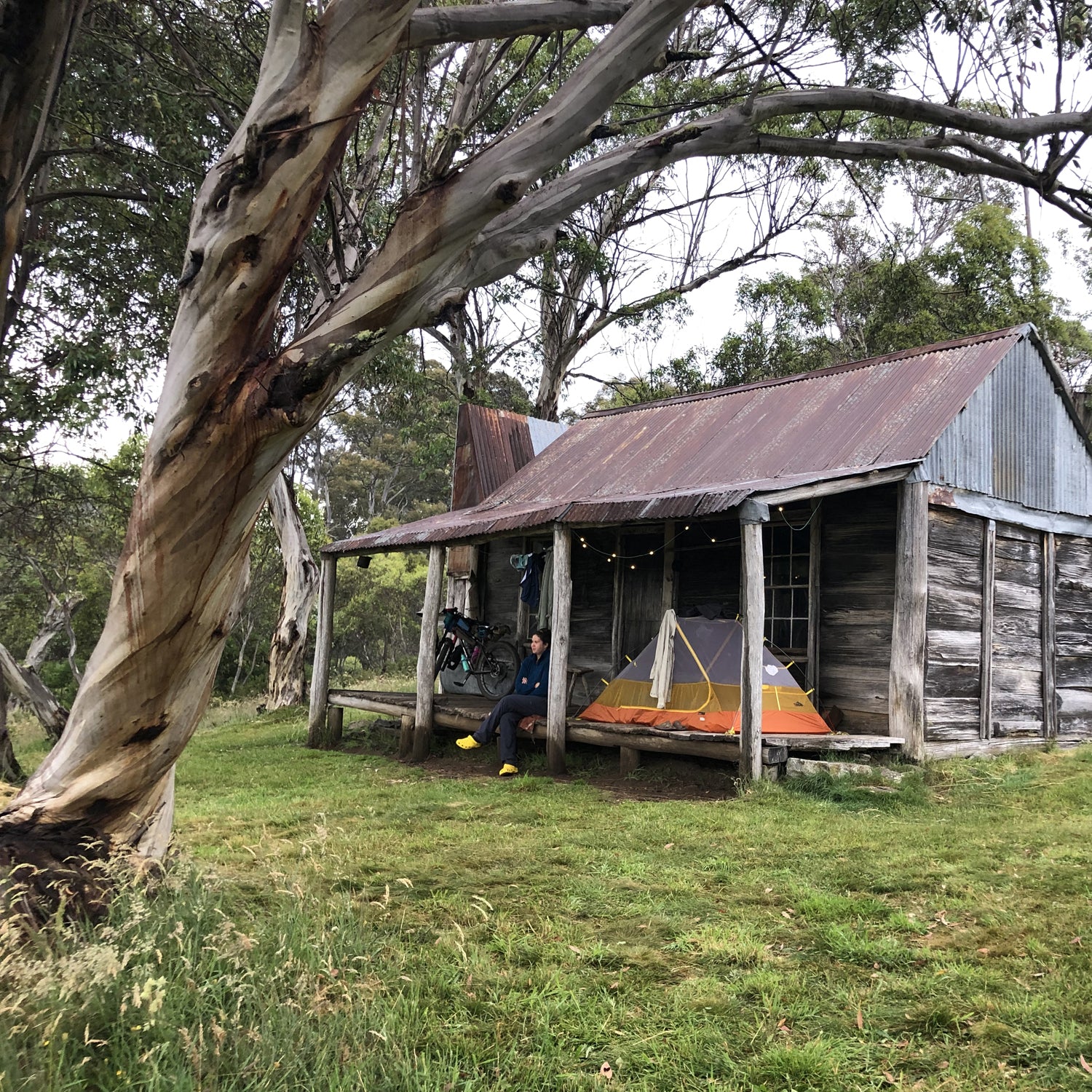 Northern Kosciuszko Huts and Rain on a Tin Roof. By Kirsten.