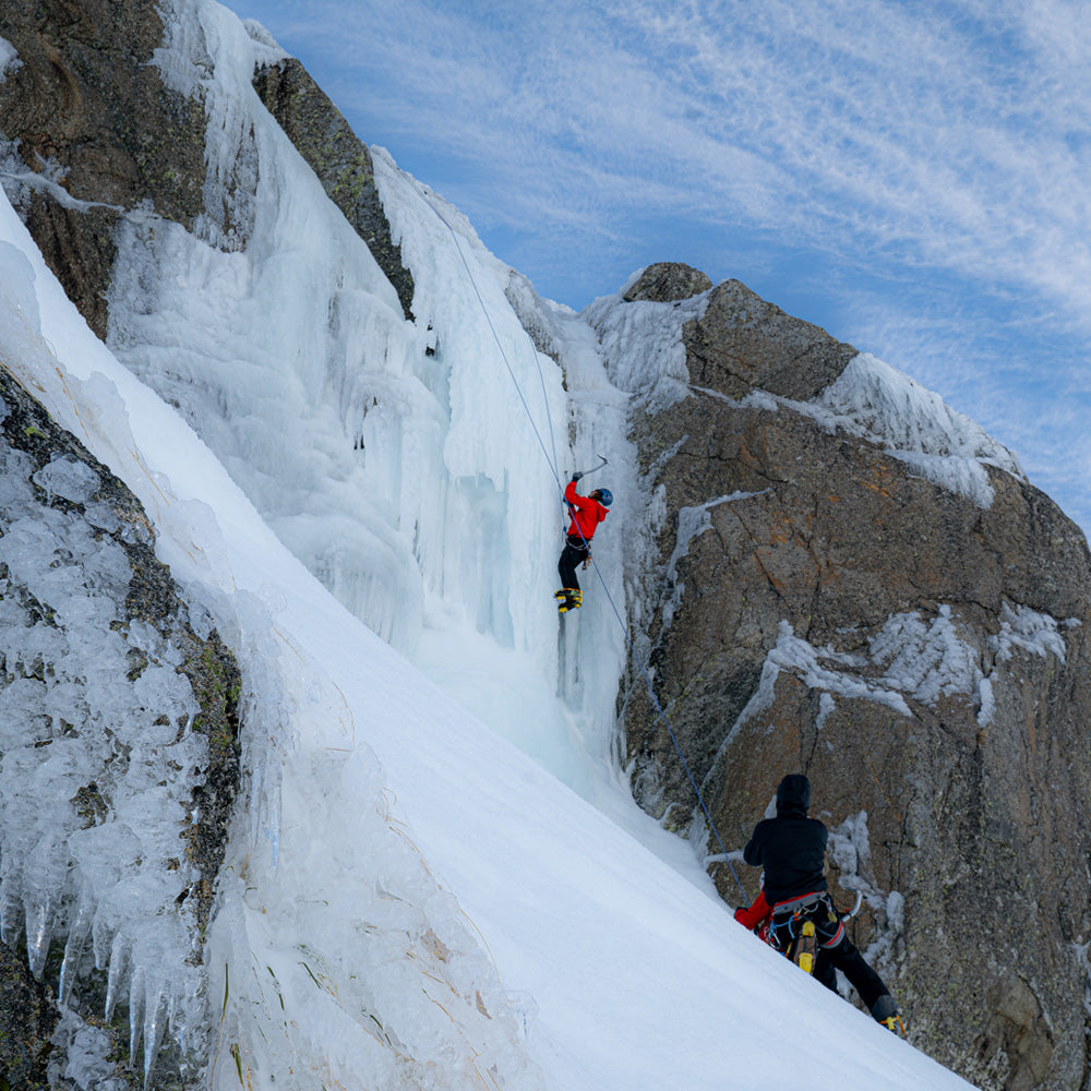 Ice Climbing at Blue Lake :  Friends, Sour Worms and Ice Climbing
