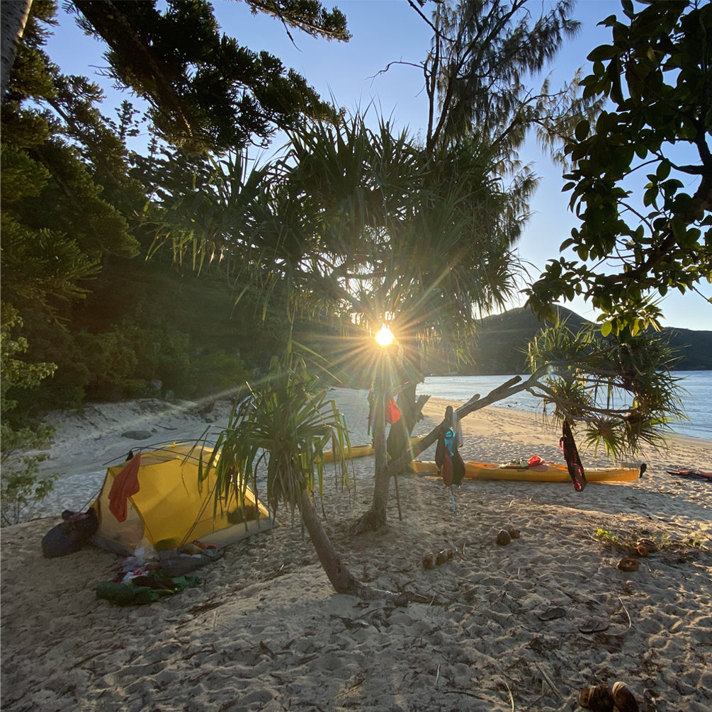 Whitsundays Kayaking - 4 season tent in the Tropics