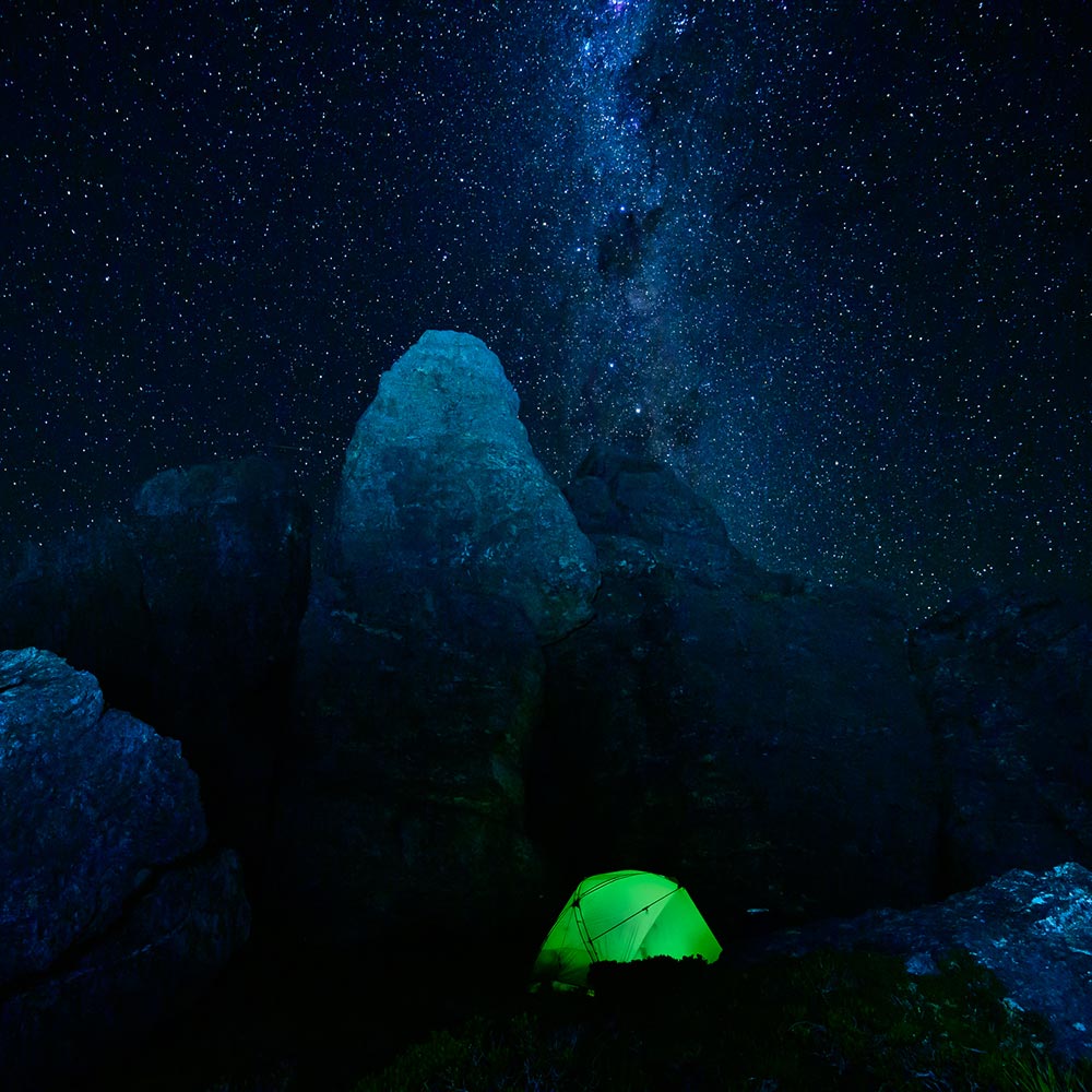 Mont Dragonfly Tent, Western Arthurs Tasmania