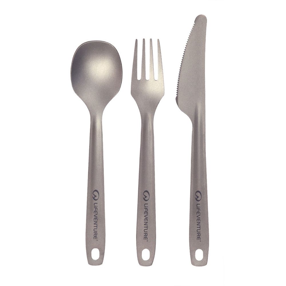 Lifeventure Superlight Titanium Cutlery Set