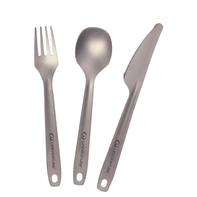 Lifeventure Superlight Titanium Cutlery Set