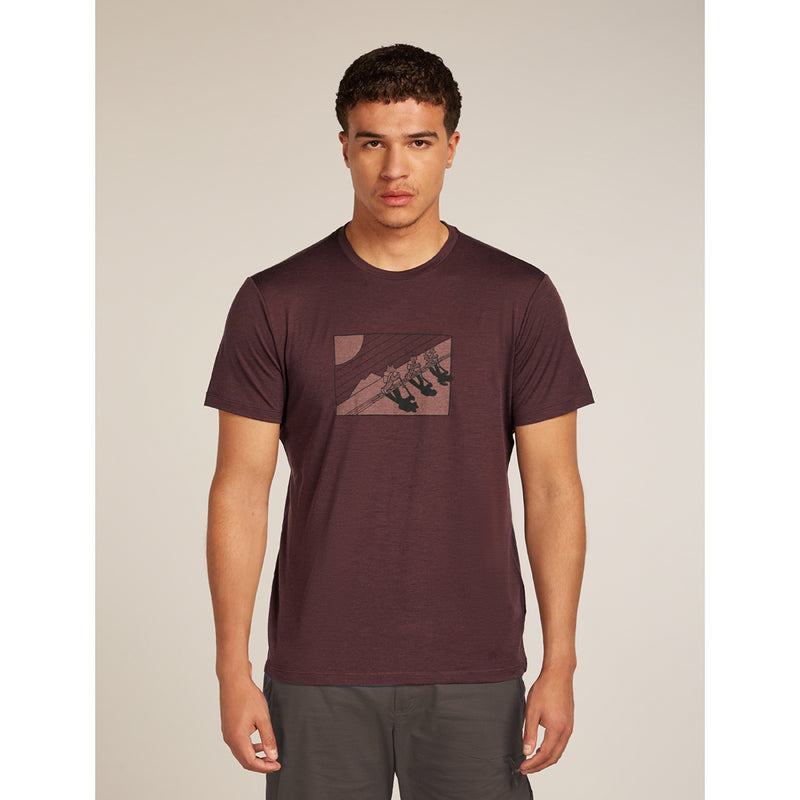 Icebreaker Merino 150 Tech Lite SS In The Wild Mens