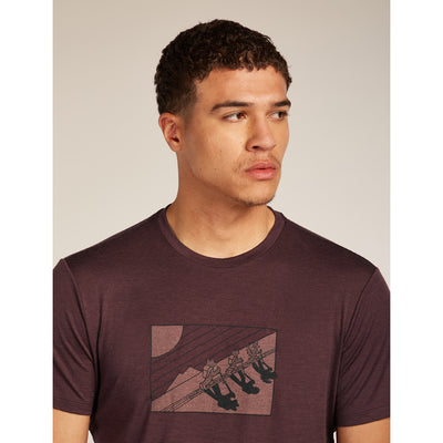 Icebreaker Merino 150 Tech Lite SS In The Wild Mens