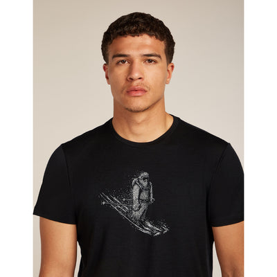 Icebreaker Merino 150 Tech Lite SS Tee Skiing Yeti Men