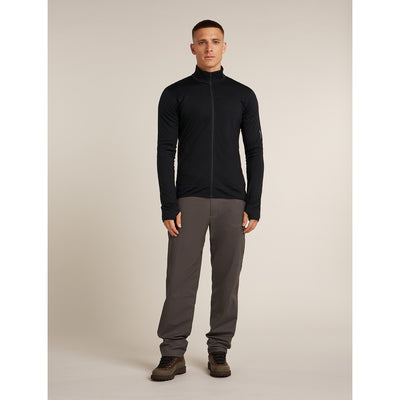 Icebreaker Merino Blend 300 RealFleece Descender LS Zip Mens
