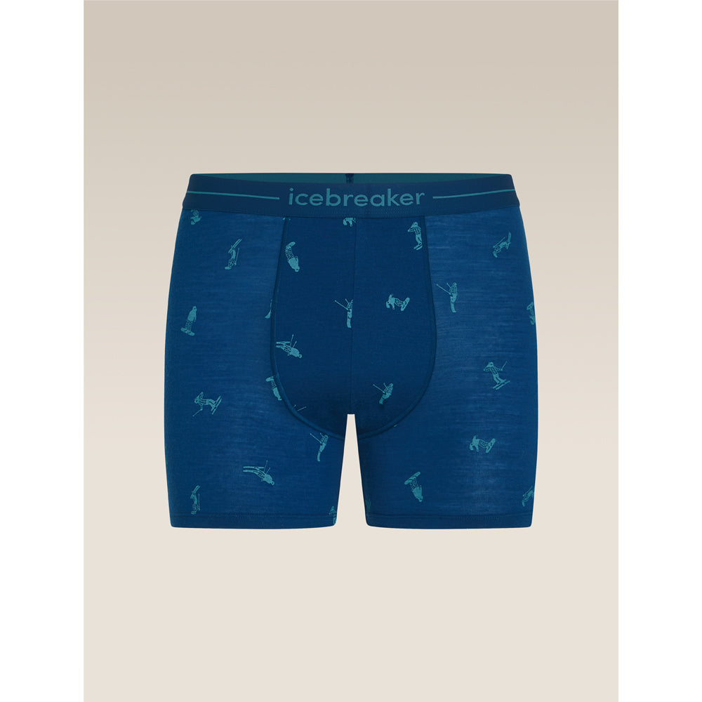 Icebreaker Merino 150 Anatomica Boxers Snow Day Mens