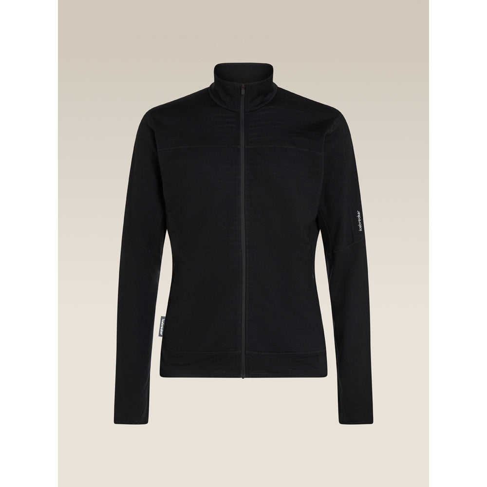 Icebreaker Merino Blend 300 RealFleece Descender LS Zip Mens