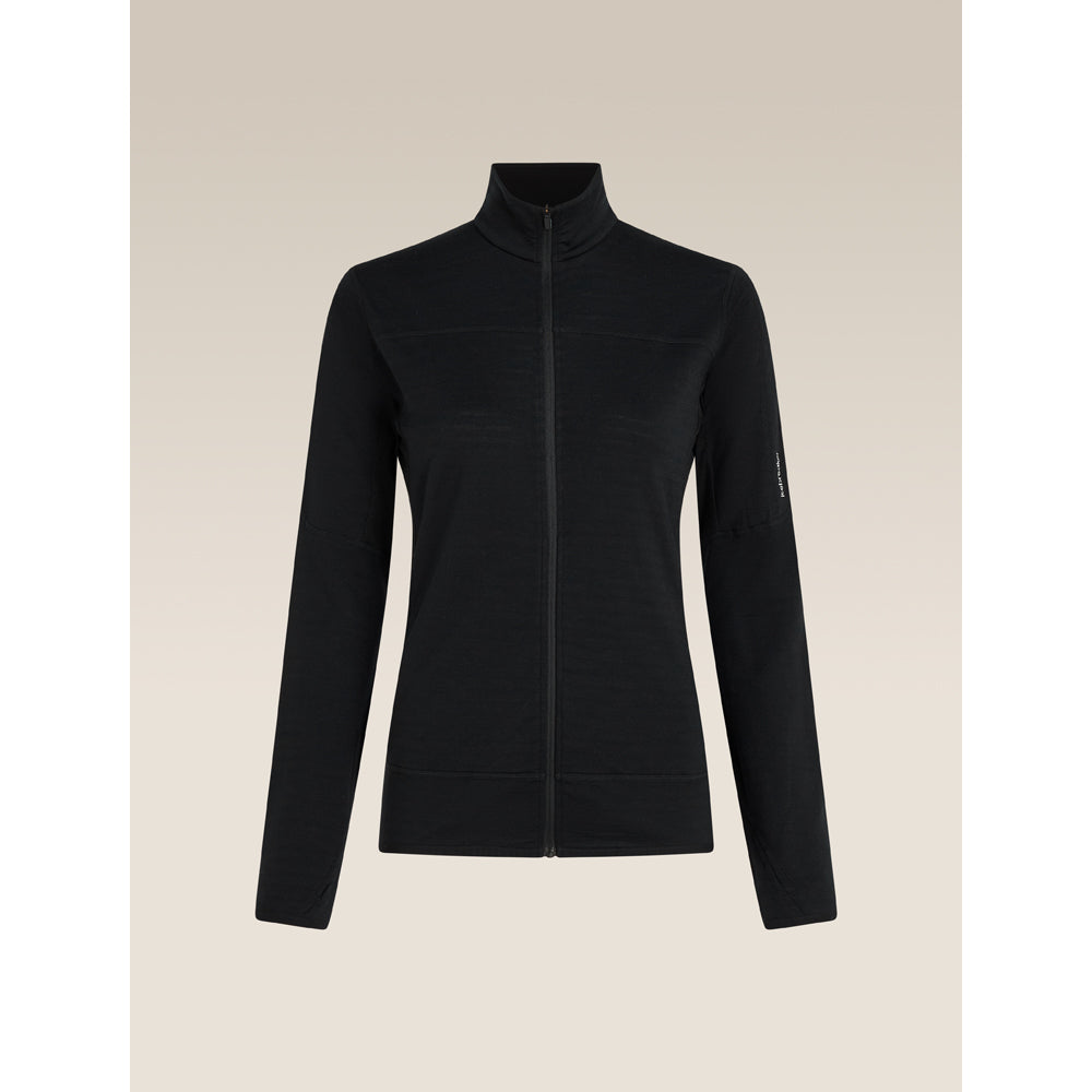 Icebreaker Merino Blend 300 RealFleece Descender LS Zip Womens