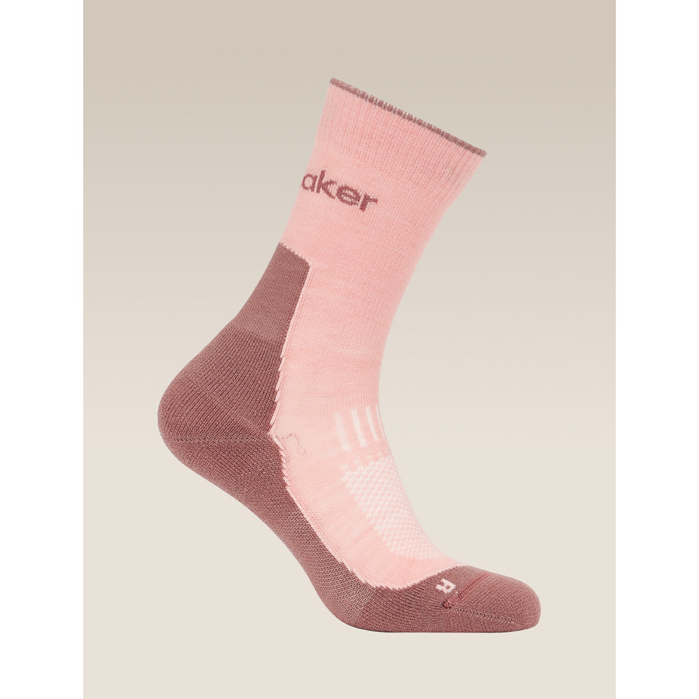 Icebreaker Merino Hike+ Light Crew Womens