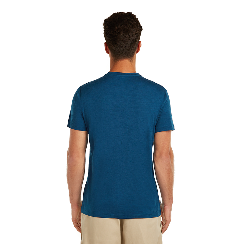 Icebreaker Merino 150 Tech Lite SS The Peaks Mens
