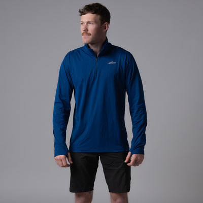 Sundance Long Sleeve Zip Polo Mens