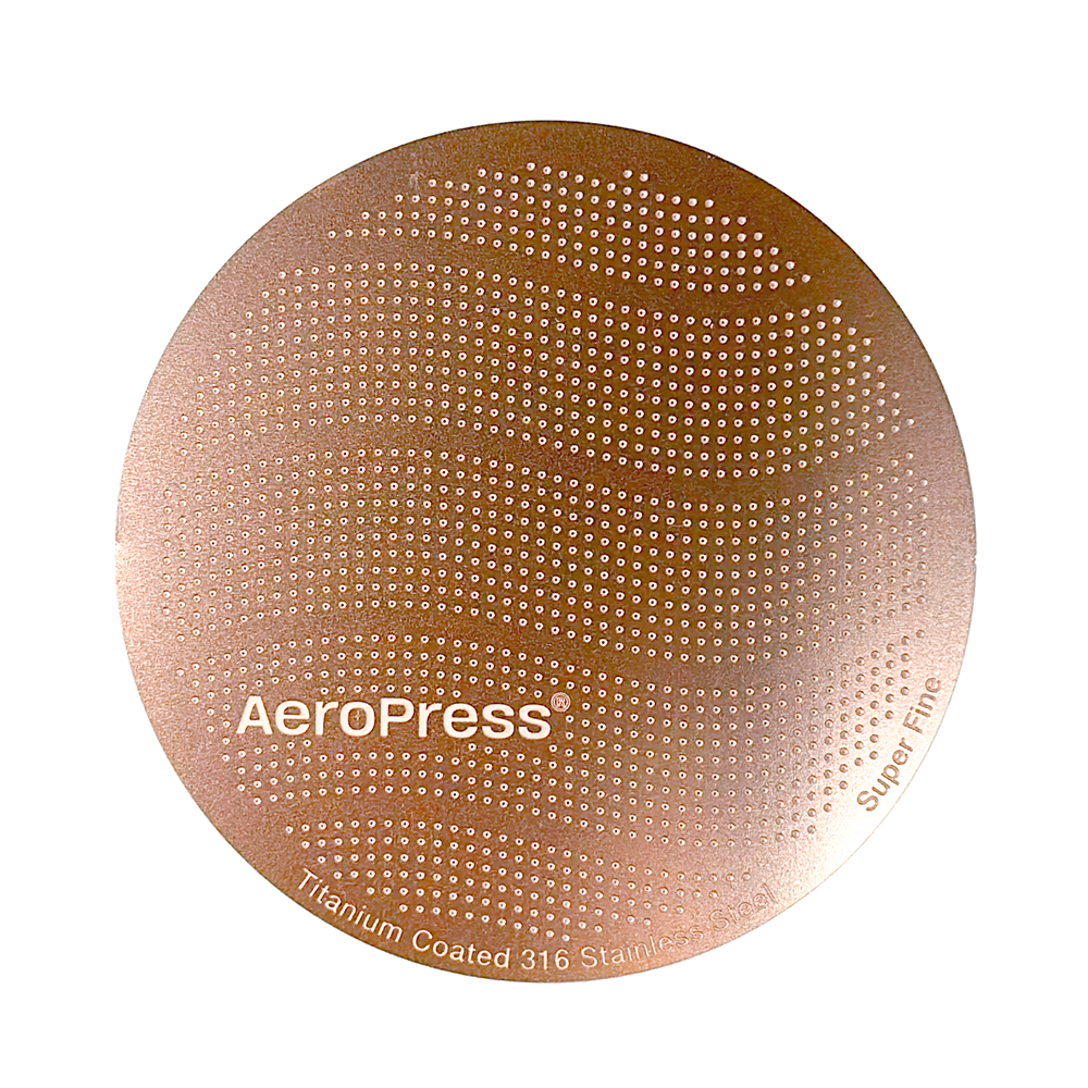 AeroPress Gold Tone Metal Filter Super Fine