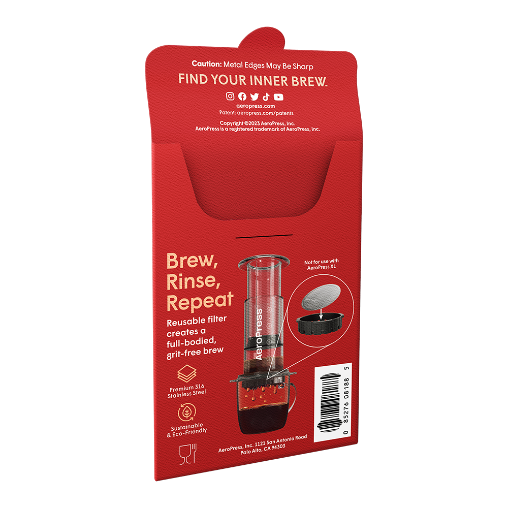 AeroPress Stainless Steel Reusable Filter