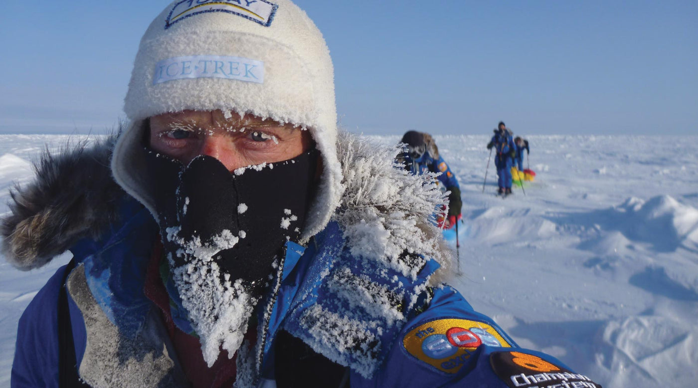 Eric Philips leading the Pole to Pole Expedition