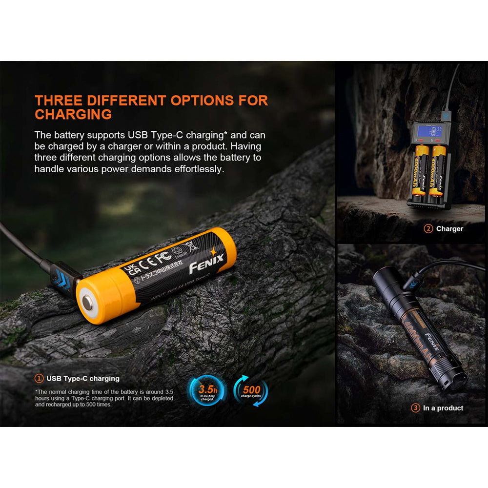 Fenix ARB-L18-4000U USB Rechargeable Battery