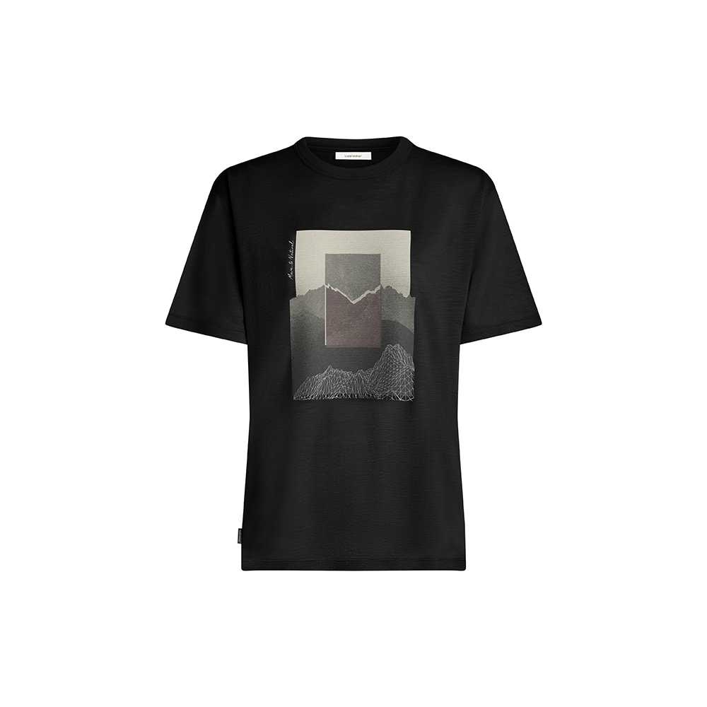 Icebreaker Merino 150 Tech Lite SS Relaxed Tee Mountain Shift Women's